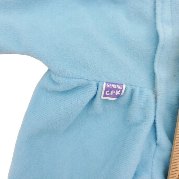 Cabbage Patch Kids Baby Doll‎ Blue Snowsuit Jumpsuit One Piece Fashion Mattel - Picture 4 of 5